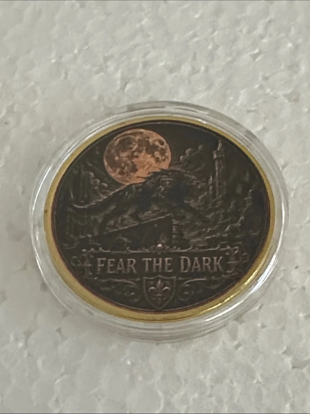 Night Stalker Decorative Collectible Coin - Black and Gold